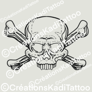Tatouage pirate skull